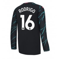 Moški Nogometni dresi Manchester City Rodri Hernandez #16 Tretji 2023-24 Dolgi Rokav